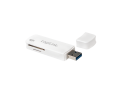 USB-A 3.0 LogiLink Micro-SD / SD(HC) Wit