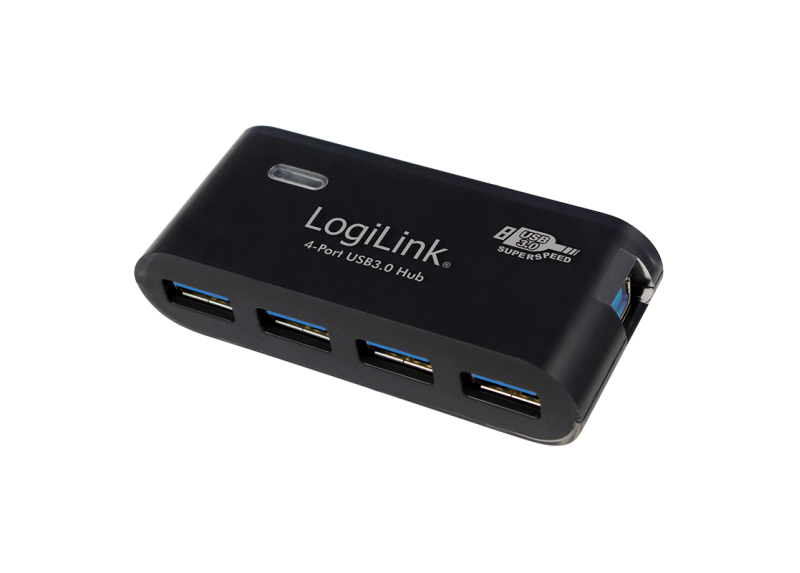 LogiLink 4 Port, USB-A 3.0 actief