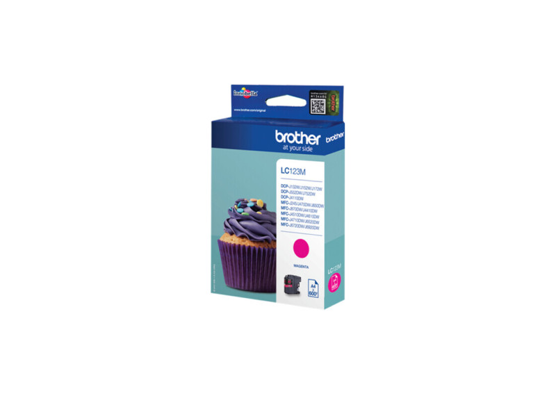 Brother LC-123M Magenta 600 paginaÂ´s (Origineel)