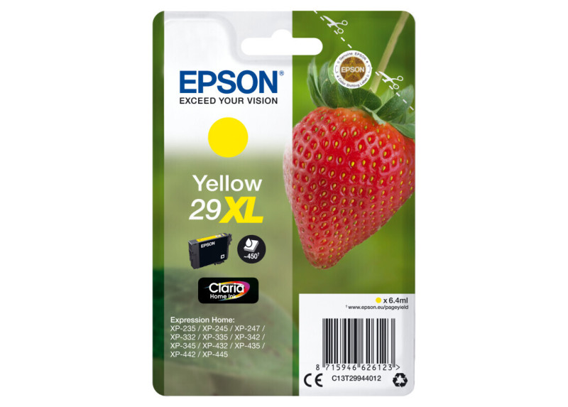 Epson T2994XL Geel 6,4ml (Origineel) strawberry