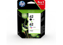 HP No. 62 2-Pack 200/165 paginaÂ´s (Origineel)