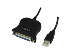 USB-A 2.0 (M) --> Parallel 25-pin D-SUB(M) LogiLink 1.5m