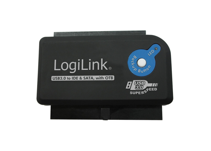 Adapter USB-A 3.0 (M) --> IDE en SATA (F) LogiLink