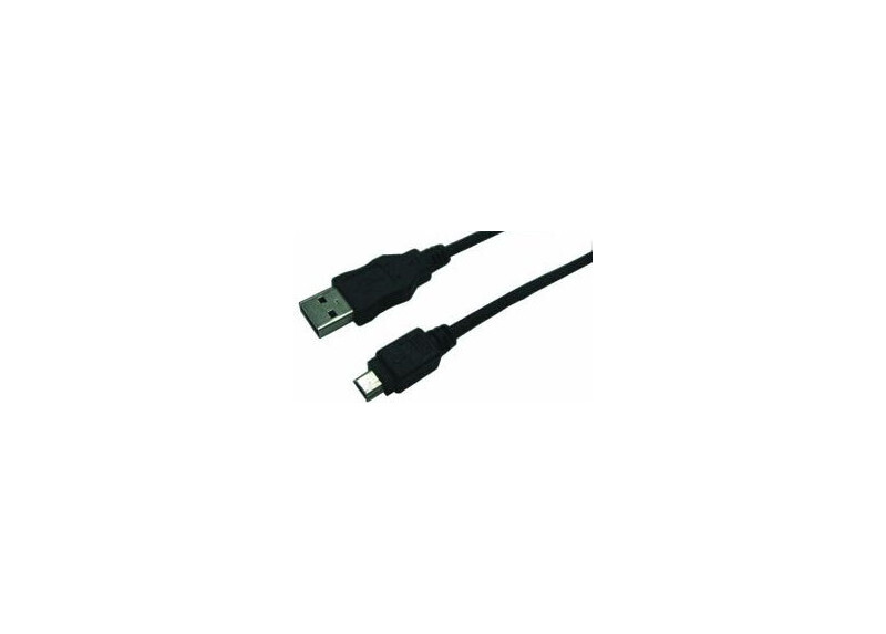 USB-A 2.0 (M) --> USB-mini-B (M) 1.80m LogiLink Zwart