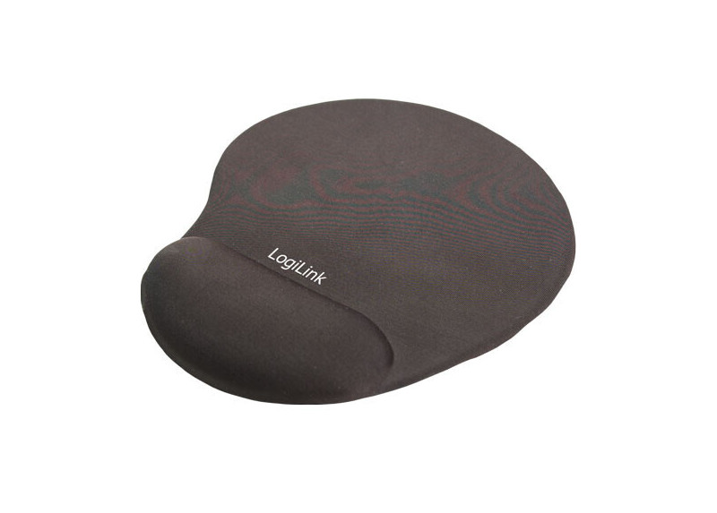 Mousepad LogiLink Wristpad Zwart