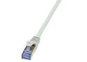 RJ45 10.00m Grijs Cat6A S/FTP LogiLink