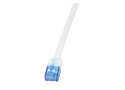 RJ45 10.00m Wit Cat5e U/UTP Flat LogiLink