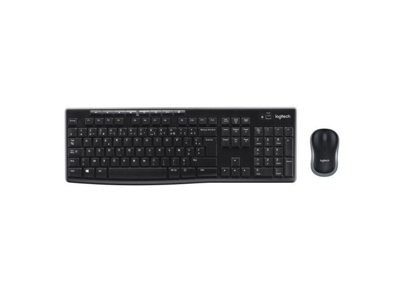BE DT Logitech MK270 Zwart Wireless (Belgische layout)