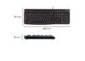 BE KB Logitech K120 Zwart bedraad (Belgische layout)