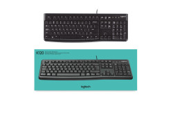 BE KB Logitech K120 Zwart bedraad (Belgische layout)