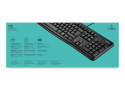 BE KB Logitech K120 Zwart bedraad (Belgische layout)