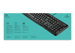 BE KB Logitech K120 Zwart bedraad (Belgische layout)