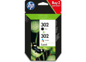 HP No.302 2-Pack 170/150 paginaÂ´s (Origineel)
