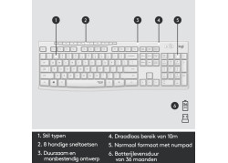 DT Logitech MK295 Silent Wit Wireless Retail