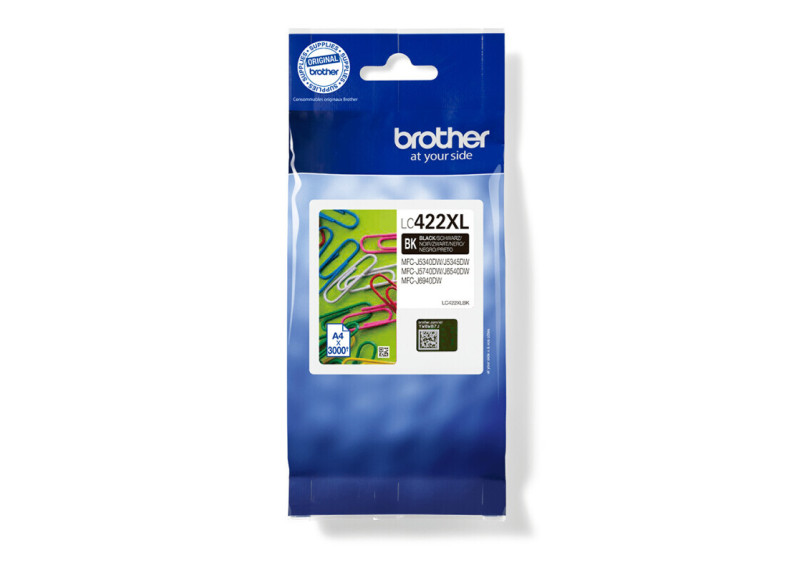 Brother LC-422XLBK Zwart 3.000 pagina's (Origineel)