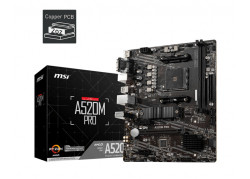 MSI AM4 A520M PRO - DDR4/M.2/DP/HDMI/VGA/ÂµATX
