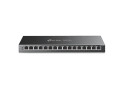 TP-Link 16Port PoE+ 1Gbps Metalen behuizing.