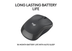 Logitech M240 Silent Optical USB-A Zwart Retail Wireless