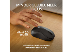 Logitech M240 Silent Optical USB-A Zwart Retail Wireless