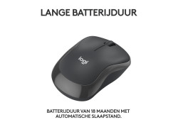 Logitech M240 Silent Optical USB-A Zwart Retail Wireless