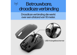 HP M280 Silent Optical USB-A Zwart Retail Wireless