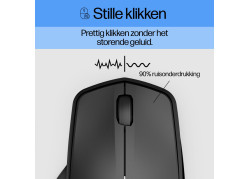 HP M280 Silent Optical USB-A Zwart Retail Wireless