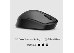 HP M280 Silent Optical USB-A Zwart Retail Wireless