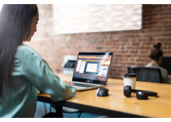 HP Fingerprint Laser USB-A Zwart Retail