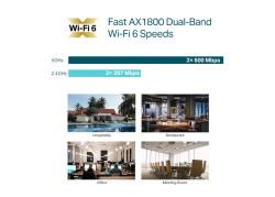 TP-Link EAP613 Omada AccessPoint AX1800/PoE/2.4+5GHz.