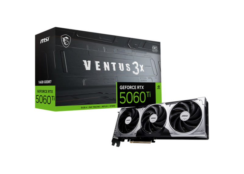 5060Ti MSI RTX VENTUS 3X OC 16GB/3xDP/HDMI