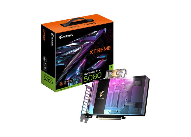 5080 Gigabyte RTX AORUS XTREME WATERFORCE WB 16GB/3xDP/