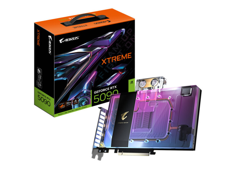 5090 Gigabyte RTX AORUS XTREME WATERFORCE WB 32GB/3xDP/