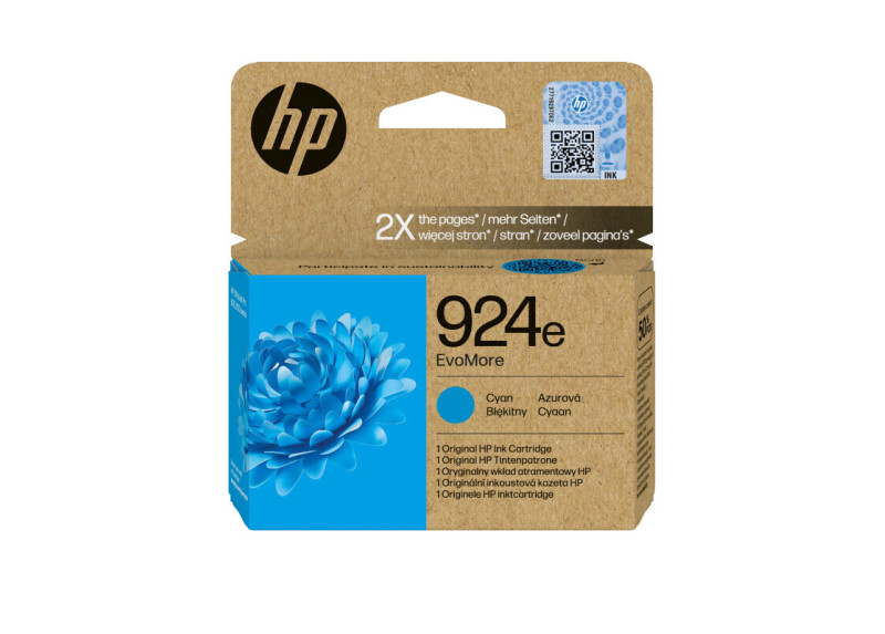 HP No.924e Cyaan EvoMore 800 pagina`s (Origineel)
