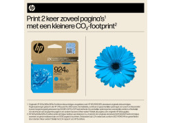 HP No.924e Cyaan EvoMore 800 pagina`s (Origineel)
