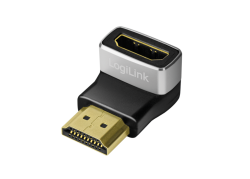 Adapter HDMI (F) <--> HDMI (M) 90&deg; 8K/60Hz LogiLink