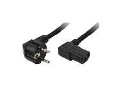 Voedingskabel 2.00m 90&deg; LogiLink
