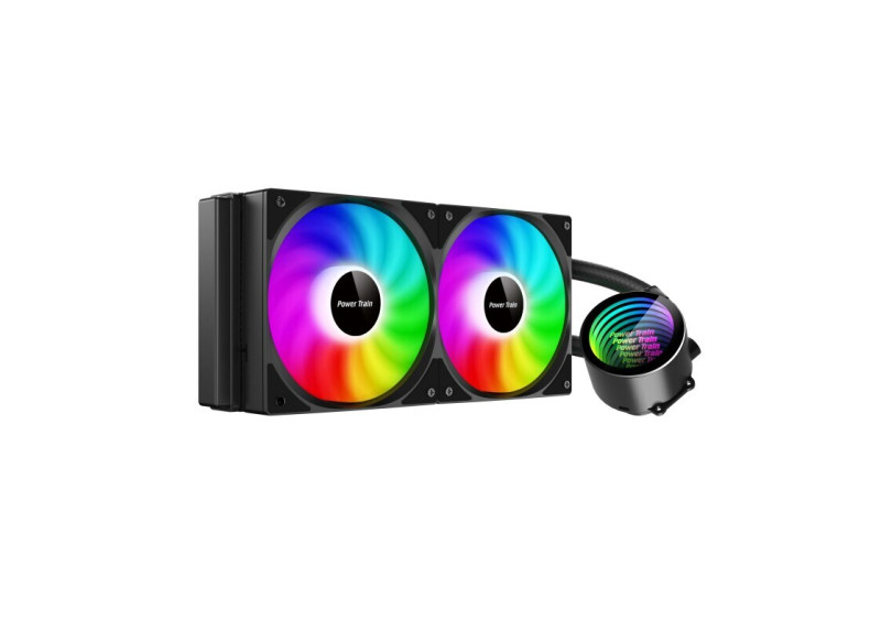 Power Train DL-240A ARGB Waterkoeling - AMD-Intel Zwart