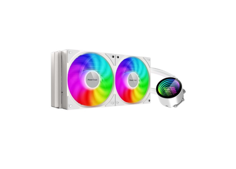 Power Train DL-240AW ARGB Waterkoeling - AMD-Intel Wit