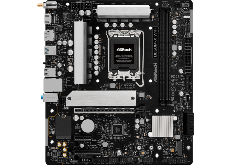 ASRock 1851 B860M-X WIFI - DDR5/2xM.2/DP/HDMI/ÂµATX