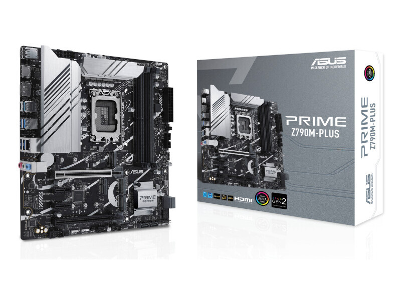 ASUS 1700 Z790M-PLUS PRIME - DDR5/3xM.2/DP/HDMI/ÂµATX