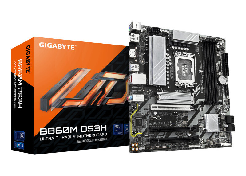 Gigabyte 1851 B860M DS3H - DDR5/2xM.2/2xDP/HDMI/ÂµATX