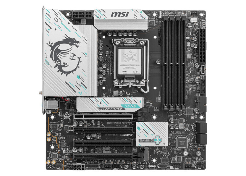 MSI 1851 B860M GAMING PLUS WIFI - DDR5/3xM.2/DP/HDMI/