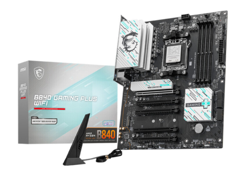 MSI AM5 B840 GAMING PLUS WIFI - DDR5/2xM.2/HDMI/ATX