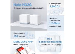 MERCUSYS Mesh HALO H32G - AC1200 Gigabit set van 2