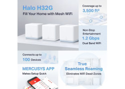 MERCUSYS Mesh HALO H32G - AC1200 Gigabit set van 3