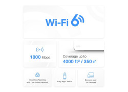 MERCUSYS Mesh HALO H70X - AX1800 Gigabit set van 2