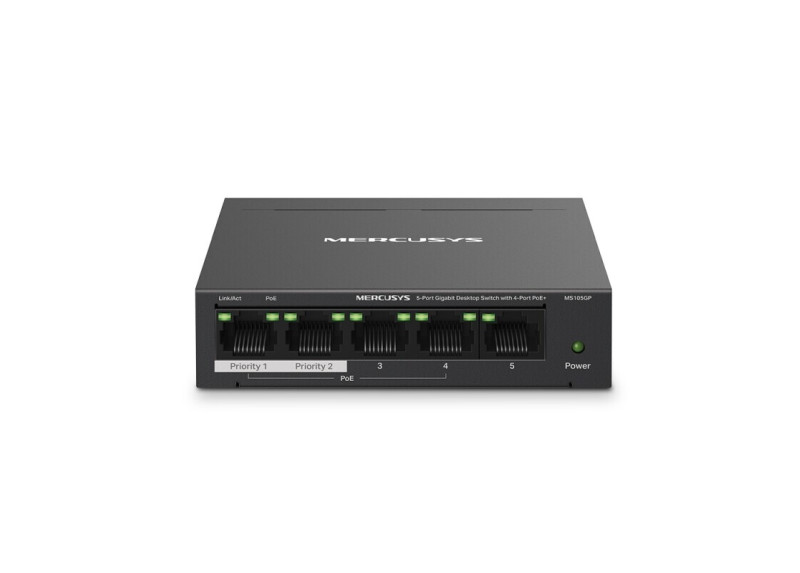 MERCUSYS 5Port 1Gbps (4xPoE+) MS105GP