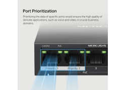 MERCUSYS 5Port 1Gbps (4xPoE+) MS105GP