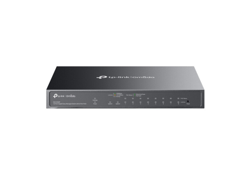 TP-Link 10Port 8x PoE+ 1x SFP 1xRJ45 Easy Smart.