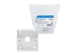 Opbouwbehuizing voor inbouwdoos LogiLink Signal Wit